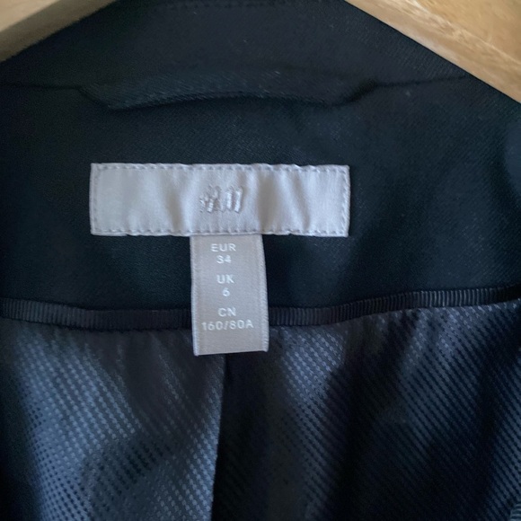HM Womens Black Blazer/Office  Carrier Workwear Jacket Size 2 - Picture 9 of 11